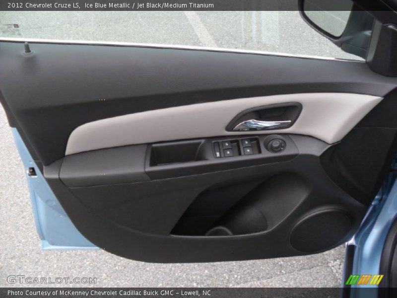 Ice Blue Metallic / Jet Black/Medium Titanium 2012 Chevrolet Cruze LS