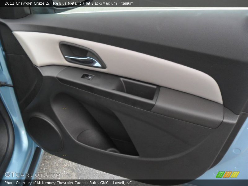 Ice Blue Metallic / Jet Black/Medium Titanium 2012 Chevrolet Cruze LS