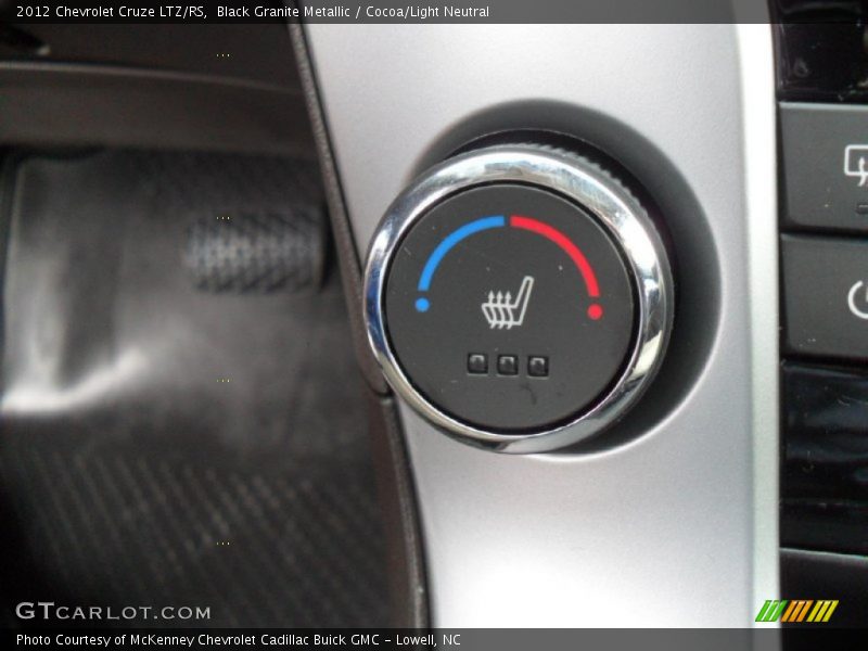 Black Granite Metallic / Cocoa/Light Neutral 2012 Chevrolet Cruze LTZ/RS