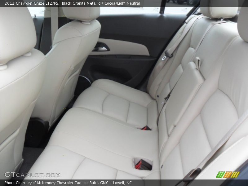 Black Granite Metallic / Cocoa/Light Neutral 2012 Chevrolet Cruze LTZ/RS