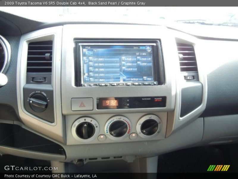 Black Sand Pearl / Graphite Gray 2009 Toyota Tacoma V6 SR5 Double Cab 4x4