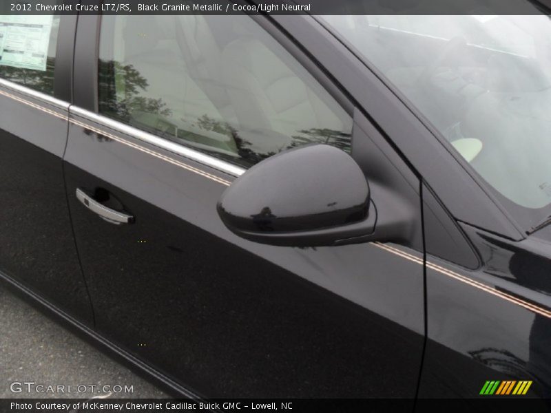 Black Granite Metallic / Cocoa/Light Neutral 2012 Chevrolet Cruze LTZ/RS