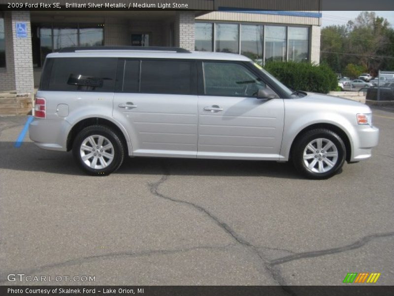 Brilliant Silver Metallic / Medium Light Stone 2009 Ford Flex SE