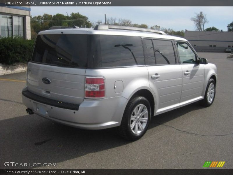 Brilliant Silver Metallic / Medium Light Stone 2009 Ford Flex SE