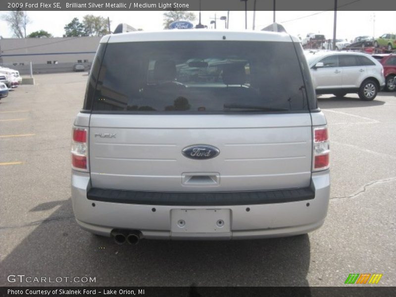 Brilliant Silver Metallic / Medium Light Stone 2009 Ford Flex SE