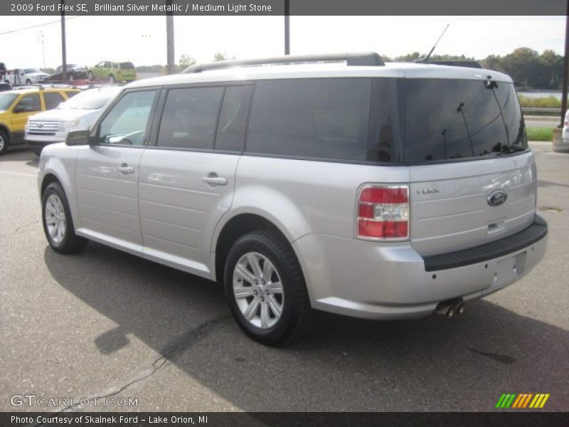 Brilliant Silver Metallic / Medium Light Stone 2009 Ford Flex SE