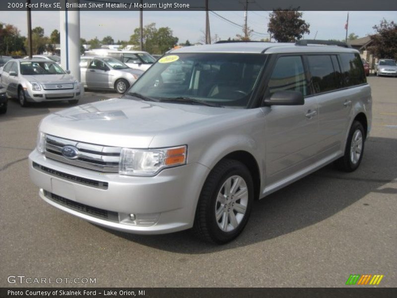 Brilliant Silver Metallic / Medium Light Stone 2009 Ford Flex SE