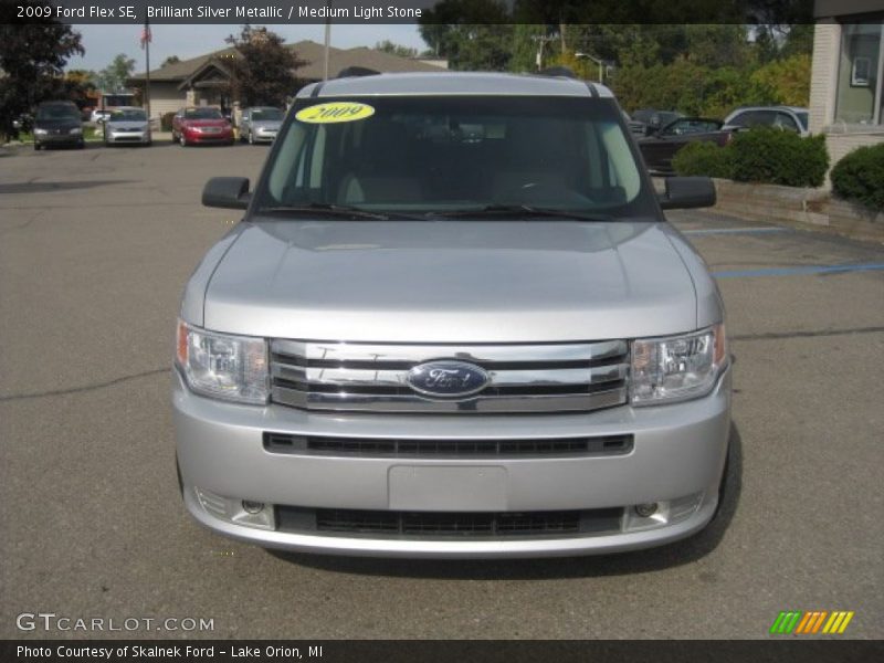 Brilliant Silver Metallic / Medium Light Stone 2009 Ford Flex SE