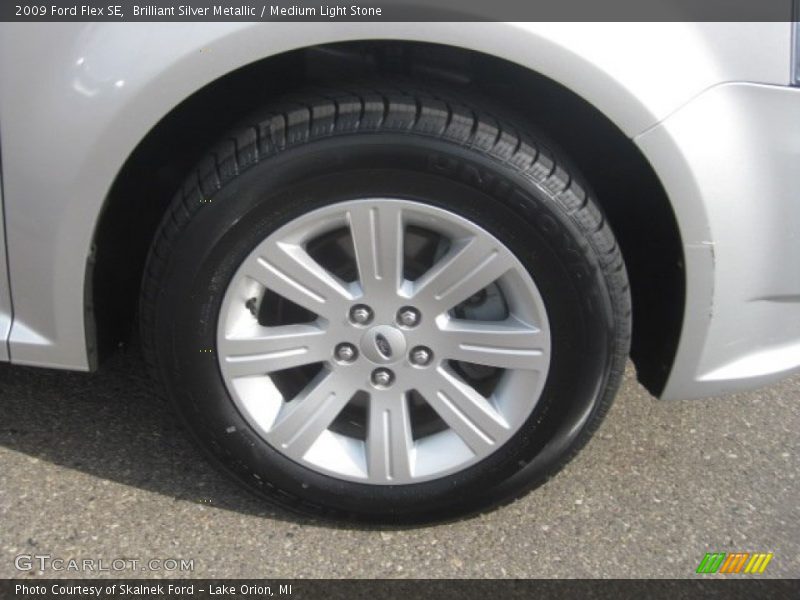 Brilliant Silver Metallic / Medium Light Stone 2009 Ford Flex SE