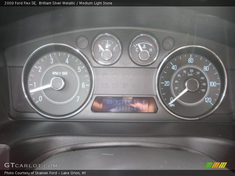 Brilliant Silver Metallic / Medium Light Stone 2009 Ford Flex SE