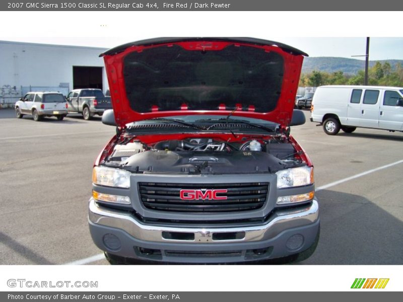 Fire Red / Dark Pewter 2007 GMC Sierra 1500 Classic SL Regular Cab 4x4