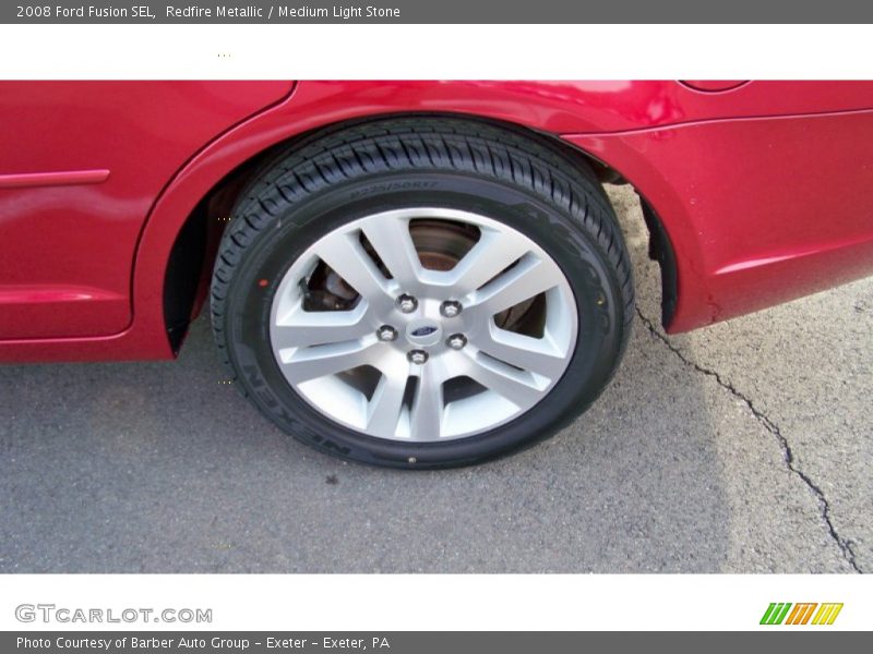Redfire Metallic / Medium Light Stone 2008 Ford Fusion SEL