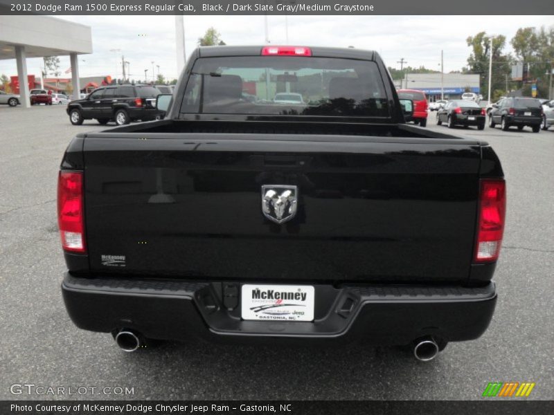 Black / Dark Slate Gray/Medium Graystone 2012 Dodge Ram 1500 Express Regular Cab