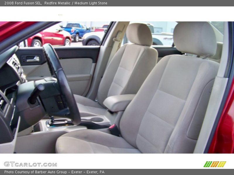 Redfire Metallic / Medium Light Stone 2008 Ford Fusion SEL