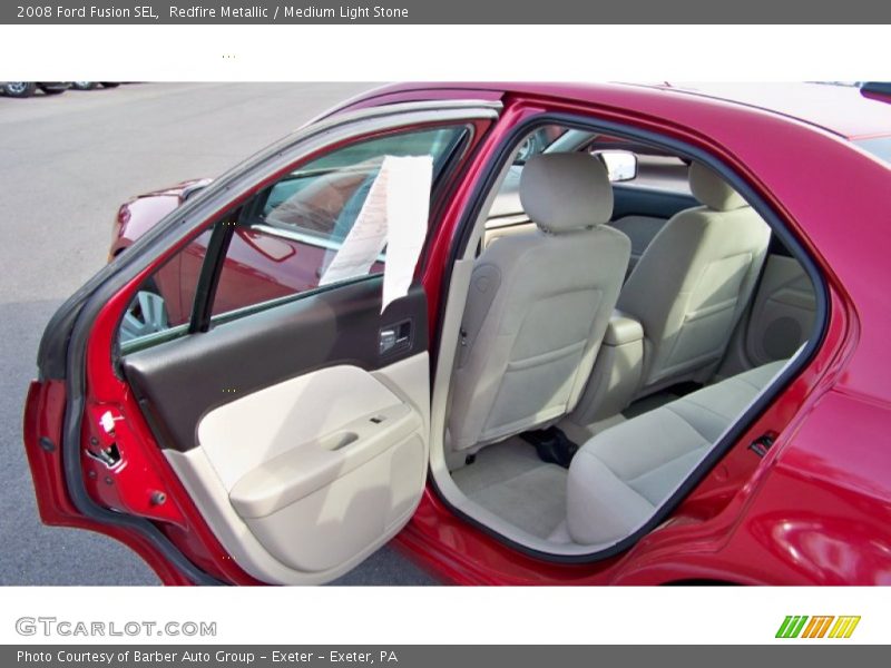 Redfire Metallic / Medium Light Stone 2008 Ford Fusion SEL