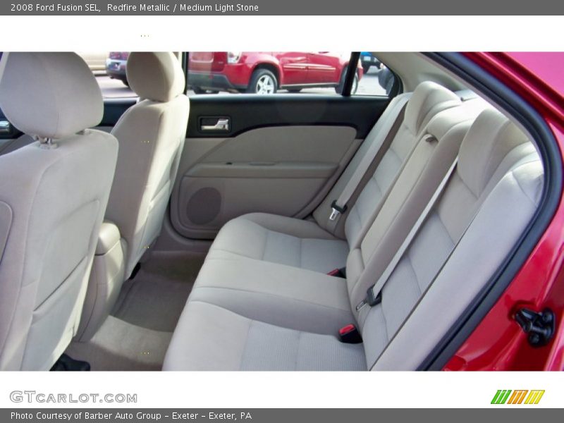 Redfire Metallic / Medium Light Stone 2008 Ford Fusion SEL