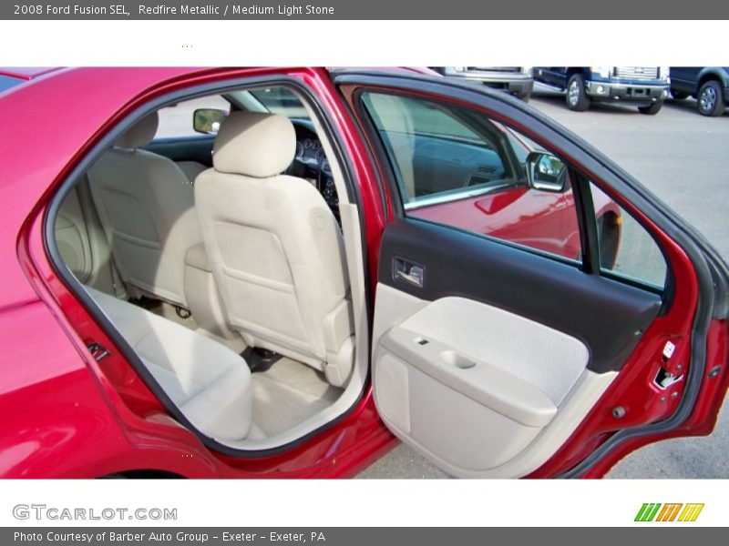 Redfire Metallic / Medium Light Stone 2008 Ford Fusion SEL