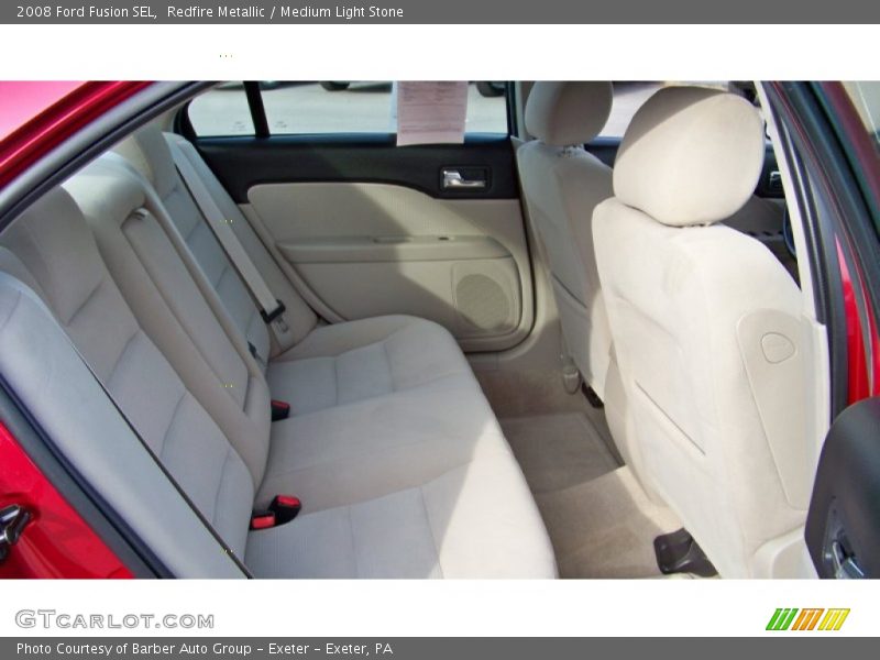 Redfire Metallic / Medium Light Stone 2008 Ford Fusion SEL