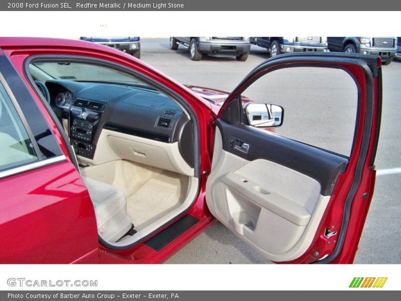 Redfire Metallic / Medium Light Stone 2008 Ford Fusion SEL