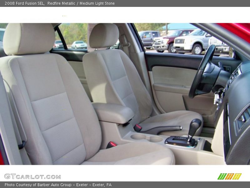 Redfire Metallic / Medium Light Stone 2008 Ford Fusion SEL