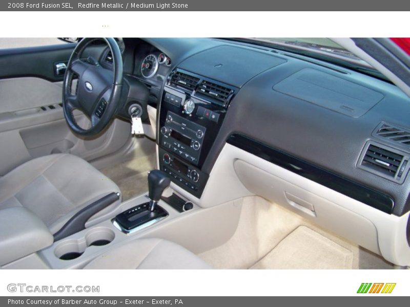 Redfire Metallic / Medium Light Stone 2008 Ford Fusion SEL