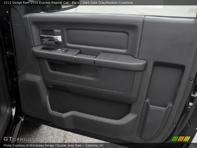 Black / Dark Slate Gray/Medium Graystone 2012 Dodge Ram 1500 Express Regular Cab