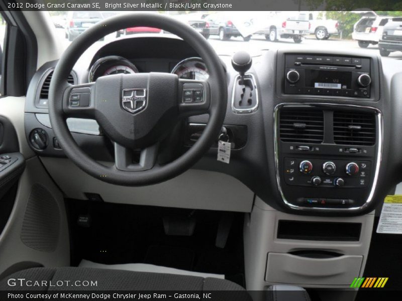 Dashboard of 2012 Grand Caravan SE