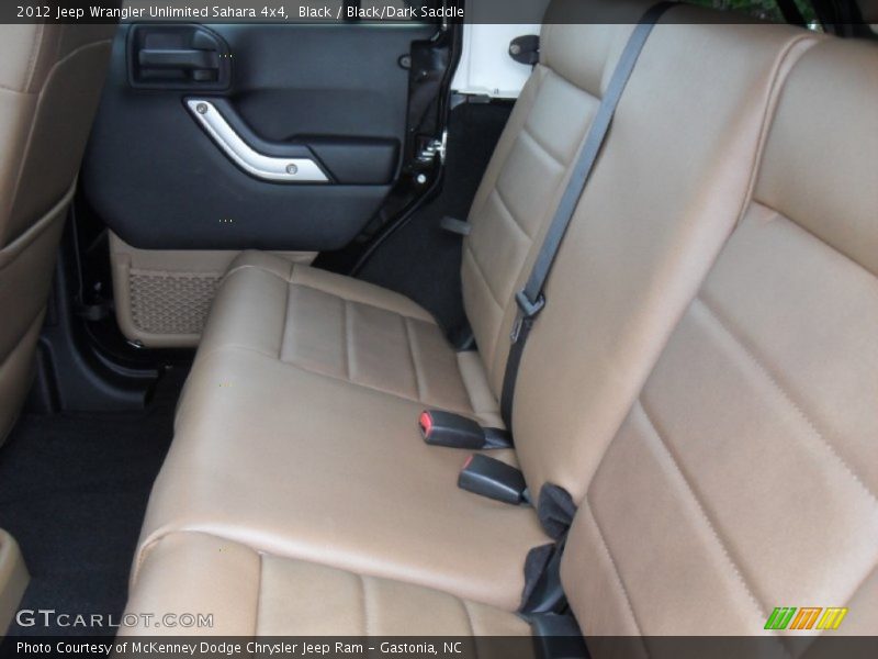 Black / Black/Dark Saddle 2012 Jeep Wrangler Unlimited Sahara 4x4