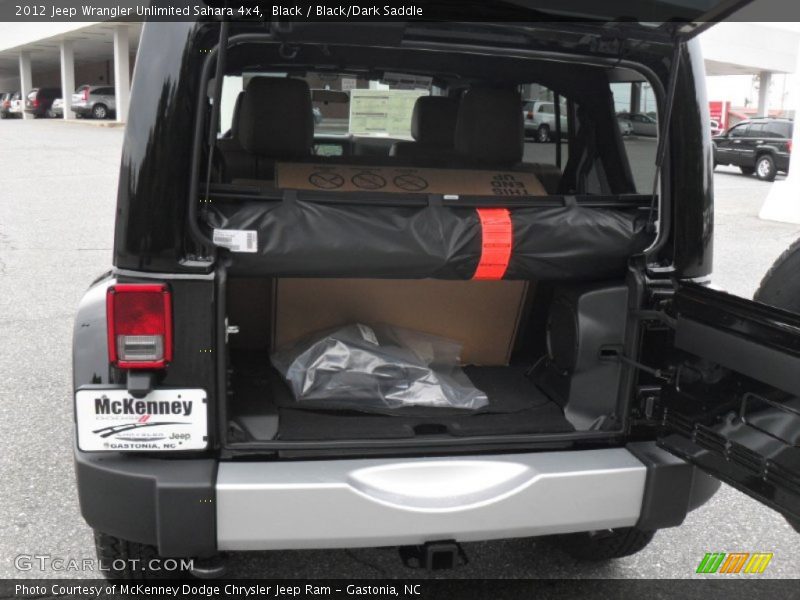 Black / Black/Dark Saddle 2012 Jeep Wrangler Unlimited Sahara 4x4