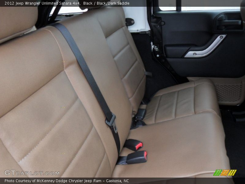 Black / Black/Dark Saddle 2012 Jeep Wrangler Unlimited Sahara 4x4