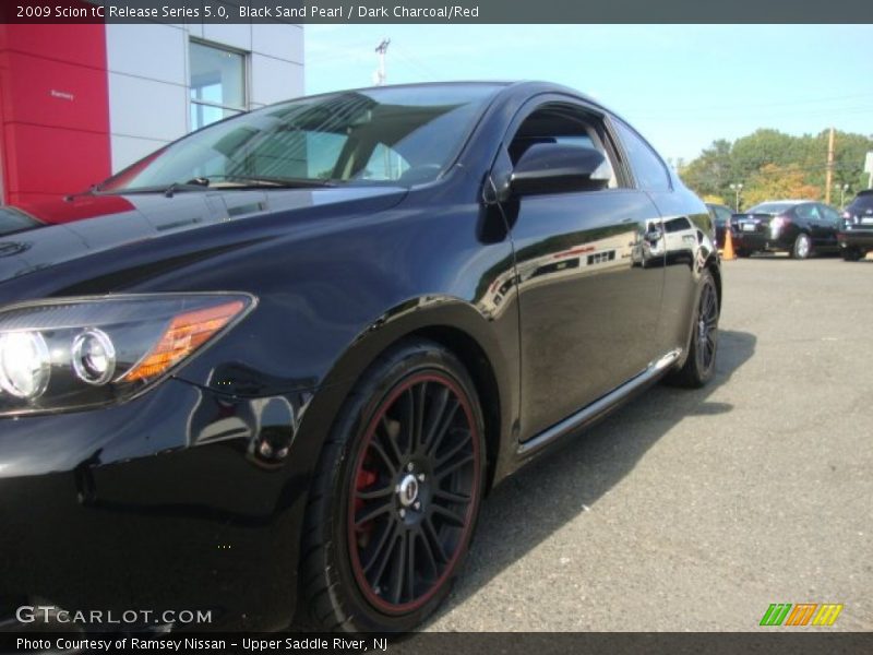 Black Sand Pearl / Dark Charcoal/Red 2009 Scion tC Release Series 5.0