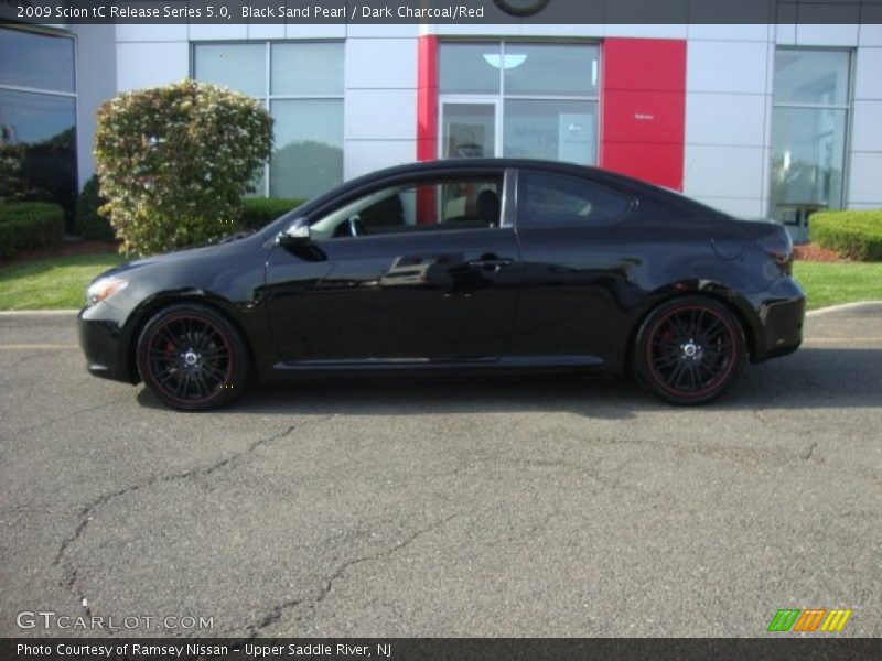 Black Sand Pearl / Dark Charcoal/Red 2009 Scion tC Release Series 5.0