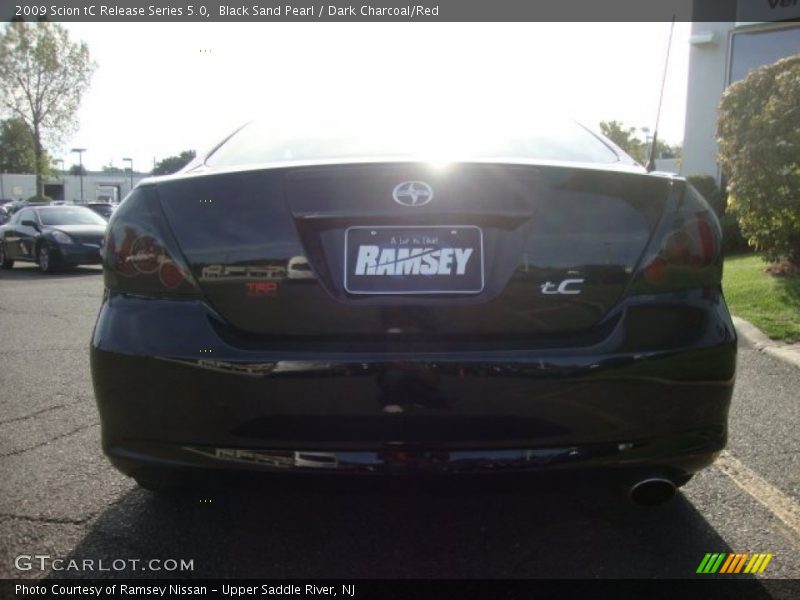Black Sand Pearl / Dark Charcoal/Red 2009 Scion tC Release Series 5.0