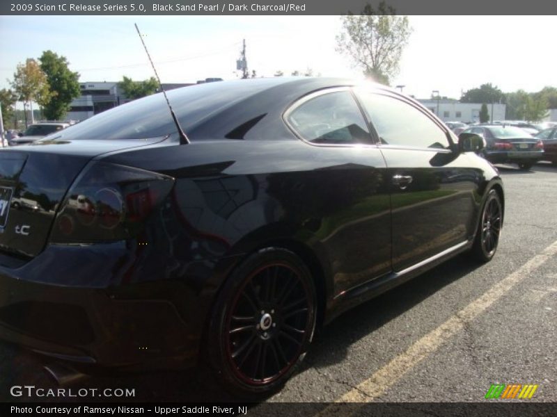 Black Sand Pearl / Dark Charcoal/Red 2009 Scion tC Release Series 5.0