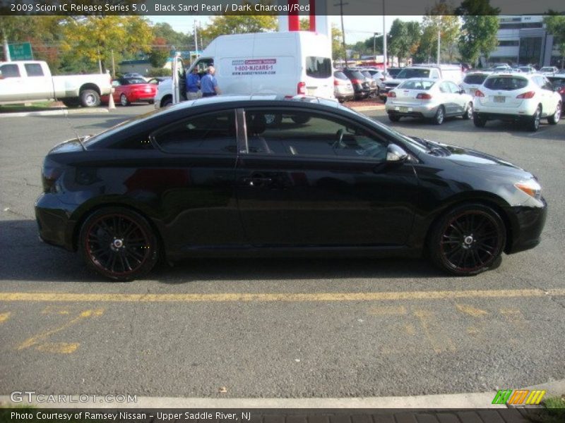 Black Sand Pearl / Dark Charcoal/Red 2009 Scion tC Release Series 5.0