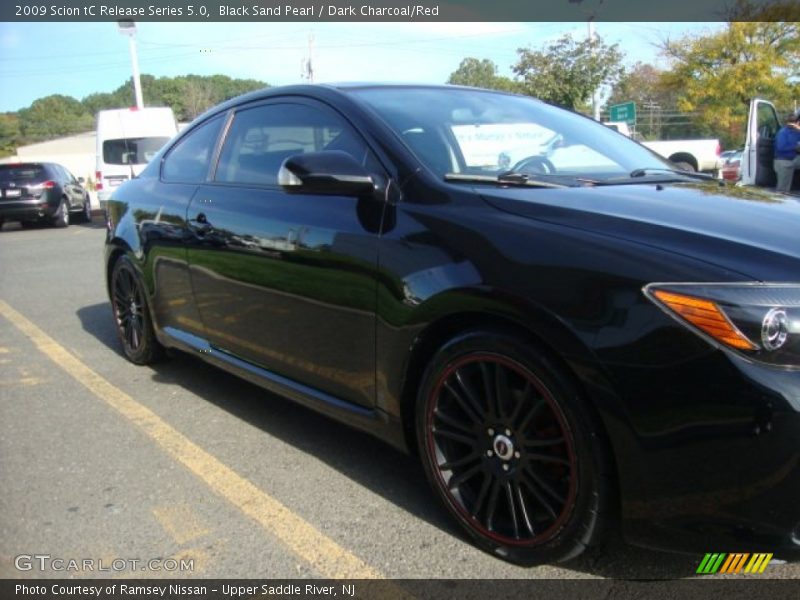 Black Sand Pearl / Dark Charcoal/Red 2009 Scion tC Release Series 5.0
