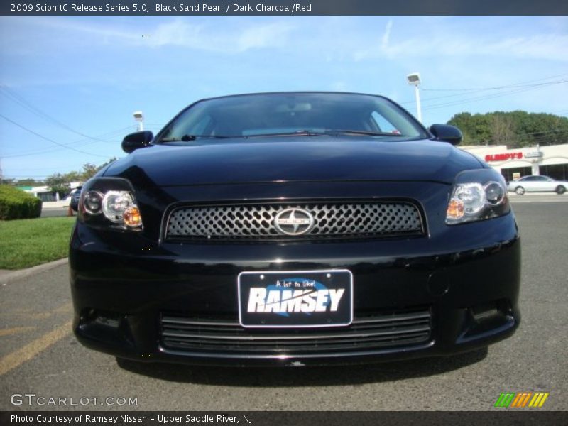 Black Sand Pearl / Dark Charcoal/Red 2009 Scion tC Release Series 5.0