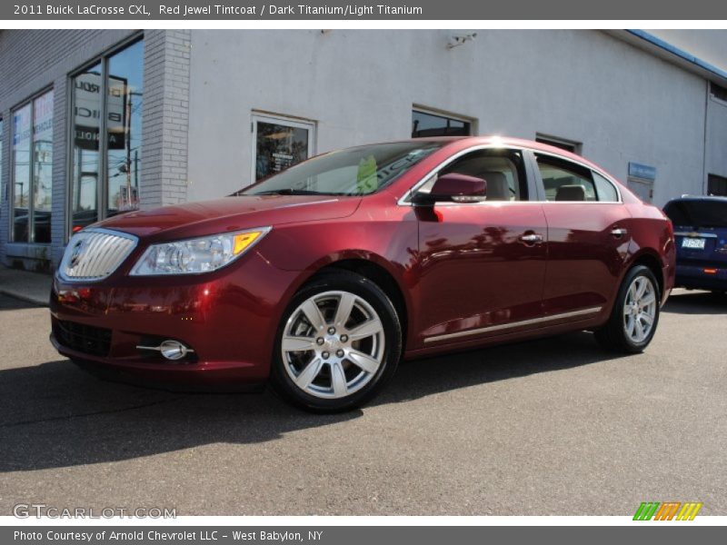 Red Jewel Tintcoat / Dark Titanium/Light Titanium 2011 Buick LaCrosse CXL
