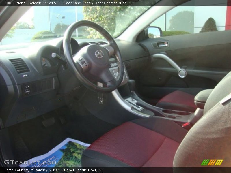 Black Sand Pearl / Dark Charcoal/Red 2009 Scion tC Release Series 5.0