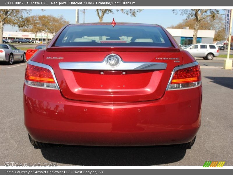 Red Jewel Tintcoat / Dark Titanium/Light Titanium 2011 Buick LaCrosse CXL
