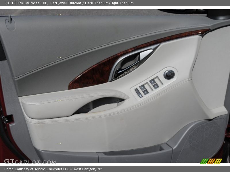 Red Jewel Tintcoat / Dark Titanium/Light Titanium 2011 Buick LaCrosse CXL