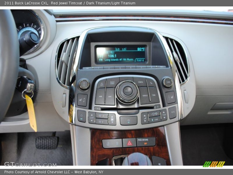 Red Jewel Tintcoat / Dark Titanium/Light Titanium 2011 Buick LaCrosse CXL