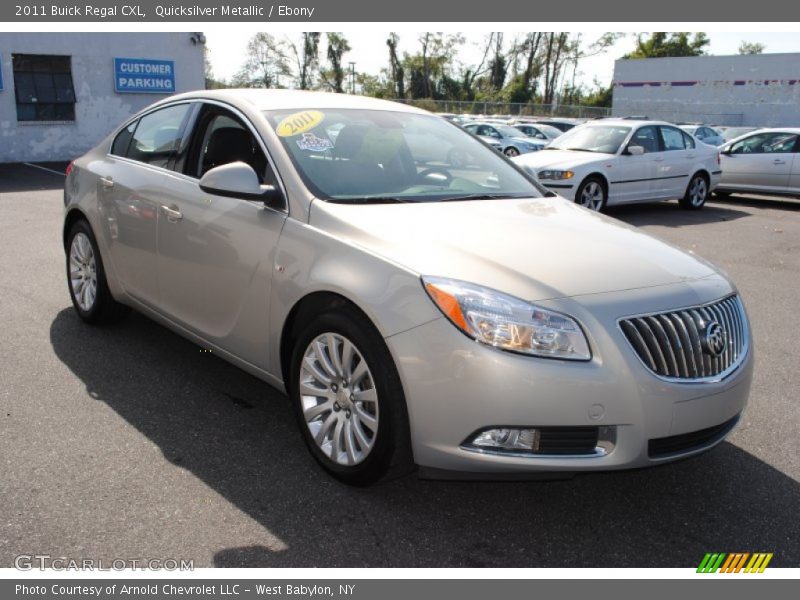 Quicksilver Metallic / Ebony 2011 Buick Regal CXL