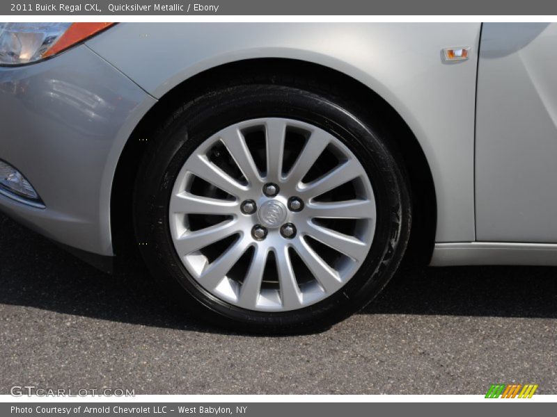 Quicksilver Metallic / Ebony 2011 Buick Regal CXL