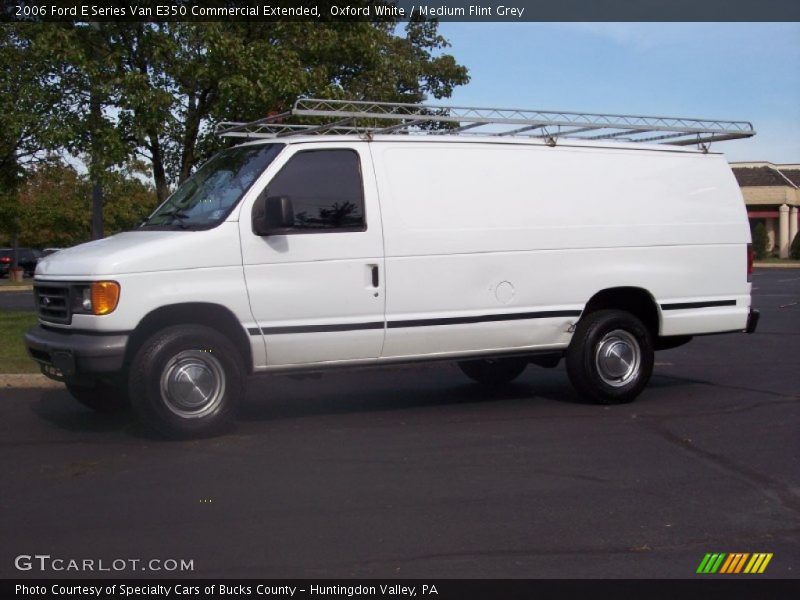 Oxford White / Medium Flint Grey 2006 Ford E Series Van E350 Commercial Extended