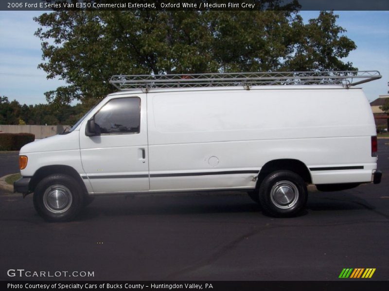 Oxford White / Medium Flint Grey 2006 Ford E Series Van E350 Commercial Extended