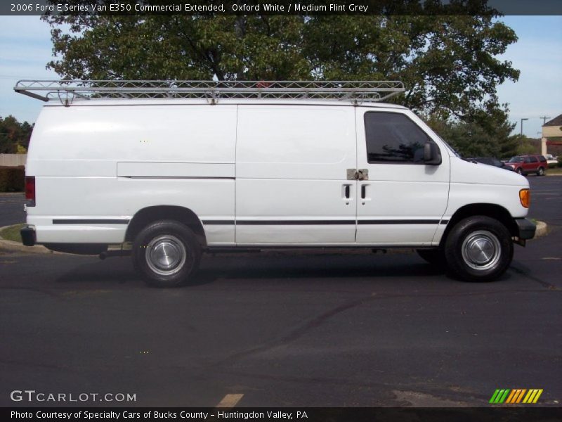 Oxford White / Medium Flint Grey 2006 Ford E Series Van E350 Commercial Extended