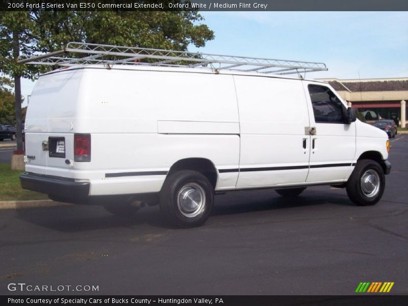 Oxford White / Medium Flint Grey 2006 Ford E Series Van E350 Commercial Extended