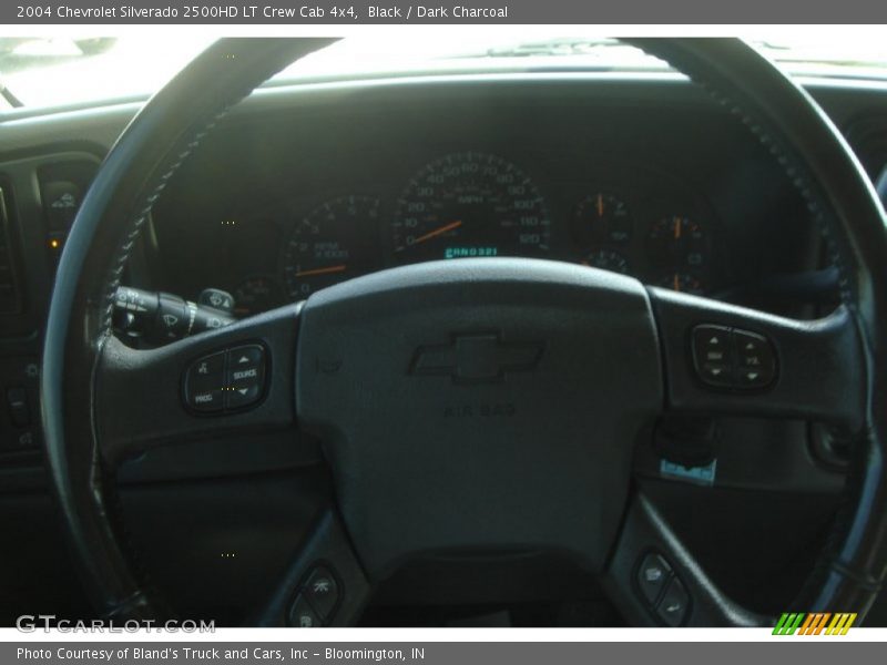 Black / Dark Charcoal 2004 Chevrolet Silverado 2500HD LT Crew Cab 4x4