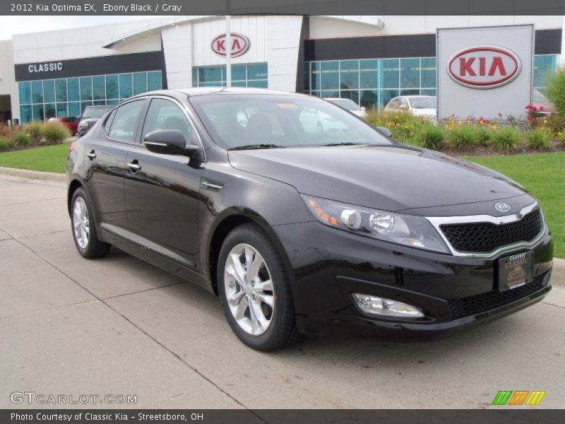  2012 Optima EX Ebony Black